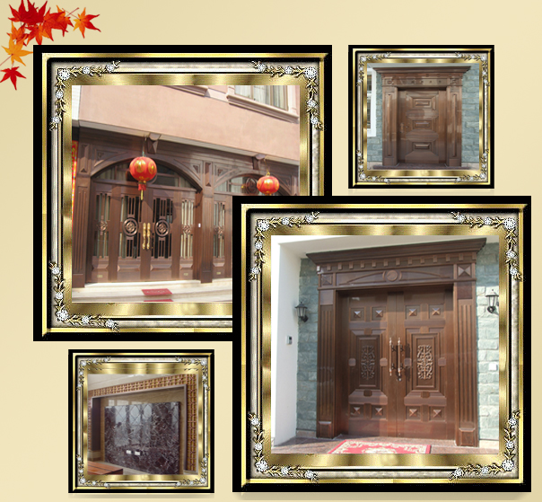 别墅铜门