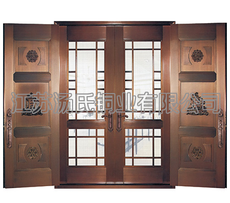 铜艺玻璃门,铜质纱门,定制铜门,个性铜门定制