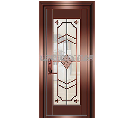 铜艺玻璃门,铜质纱门,别墅铜艺玻璃门,庭院铜门,单开铜门